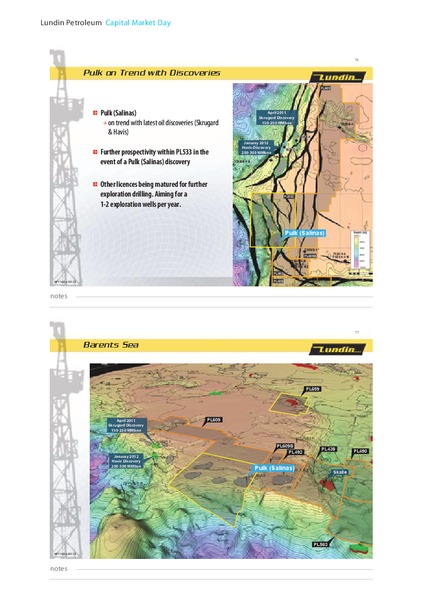 2012 CAPITAL MARKET DAY – Lundin Petroleum – slide 39