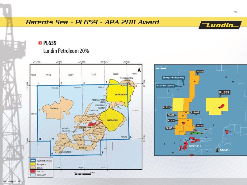 CAPITAL MARKET DAY 2012 – Lundin Petroleum – slide 77