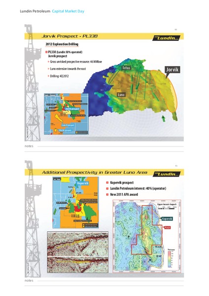 JANUARY 2012 CAPITAL MARKET DAY – Lundin Petroleum – slide 31