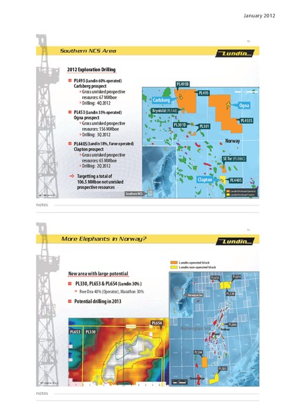 JANUARY 2012 CAPITAL MARKET DAY – Lundin Petroleum – slide 36