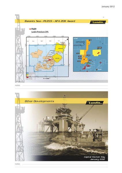 JANUARY 2012 CAPITAL MARKET DAY – Lundin Petroleum – slide 40