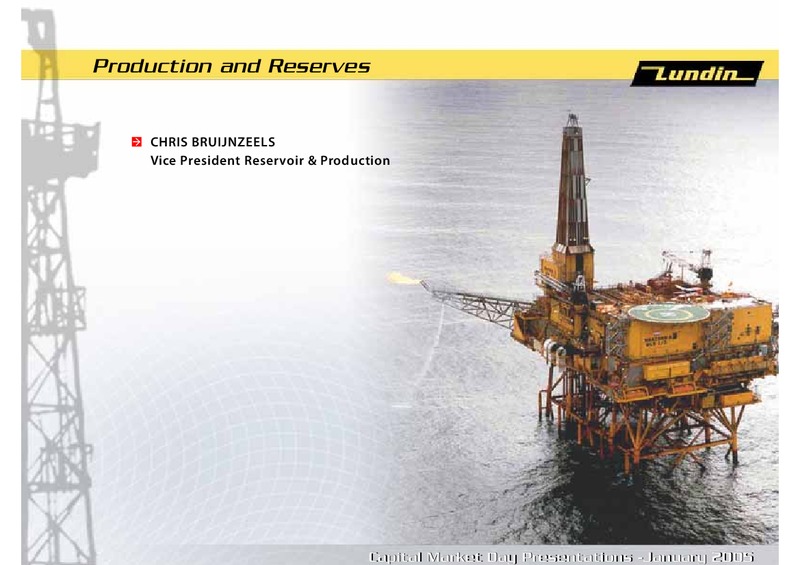 PRODUCTION AND RESERVES – Lundin Petroleum – slide 1