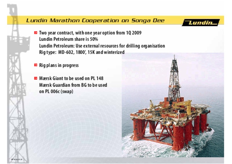 CAPITAL MARKET DAY – Lundin Petroleum – slide 23