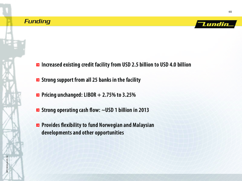 CAPITAL MARKET DAY – Lundin Petroleum – slide 60
