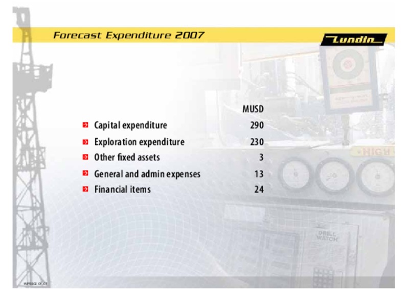 CAPITAL MARKET DAY – Lundin Petroleum – slide 7