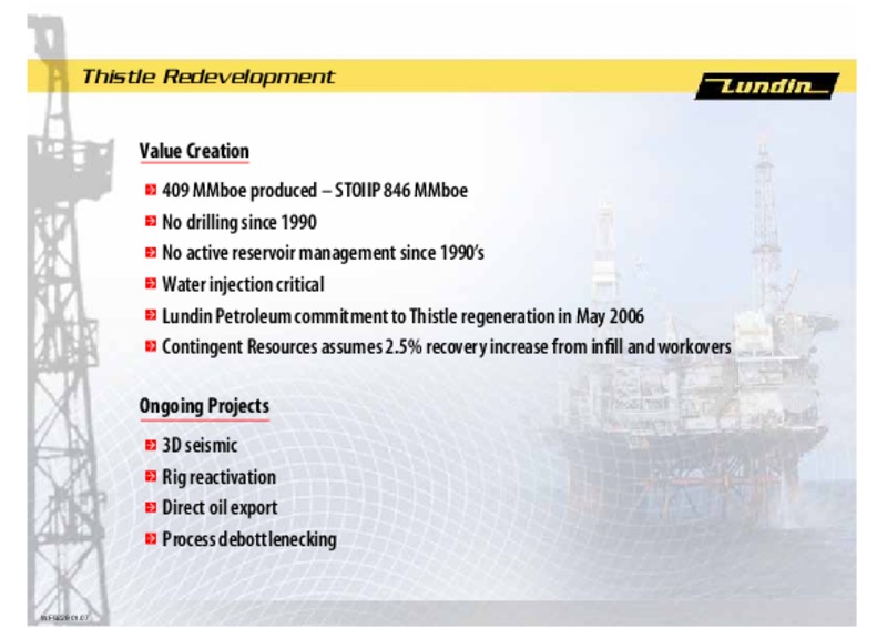 CAPITAL MARKET DAY PRESENTATION – Lundin Petroleum – slide 7