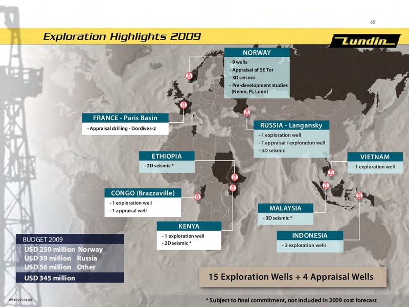 INVESTOR PRESENTATION – Lundin Petroleum – slide 6