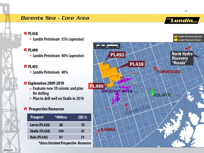 INVESTOR PRESENTATION – Lundin Petroleum – slide 17