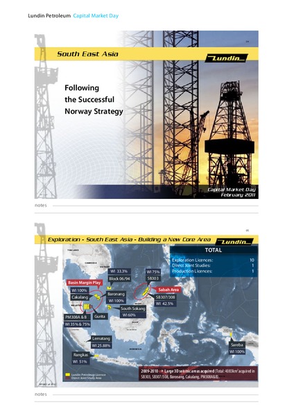 CAPITAL MARKET DAY – Lundin Petroleum – slide 43