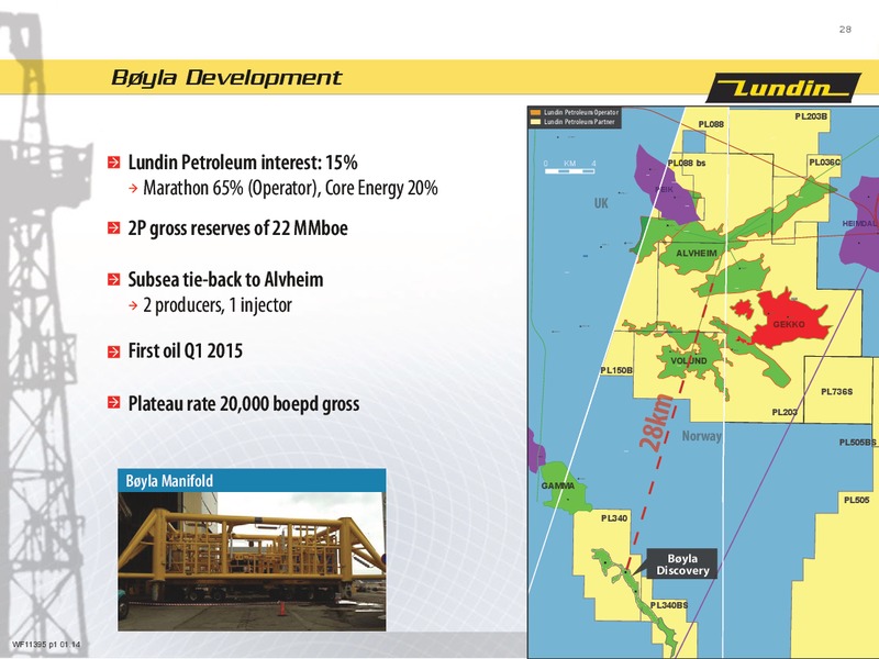 Financial Presentation Year End 2013 – Lundin Petroleum – slide 28