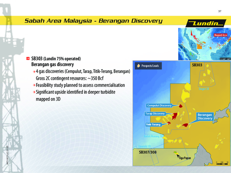 2012 EARNINGS CALL – Lundin Petroleum – slide 37