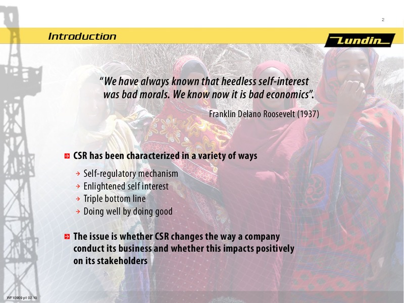 February 2010 Presentation – Lundin Petroleum – slide 2