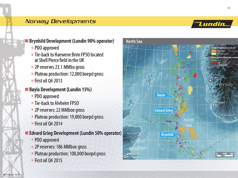 CAPITAL MARKET DAY 2013 – Lundin Petroleum – slide 42