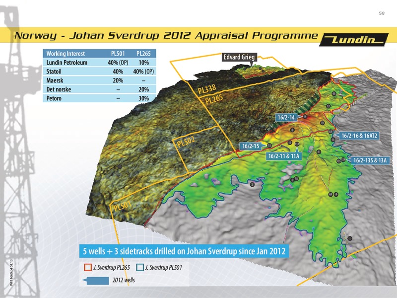 CAPITAL MARKET DAY 2013 – Lundin Petroleum – slide 58
