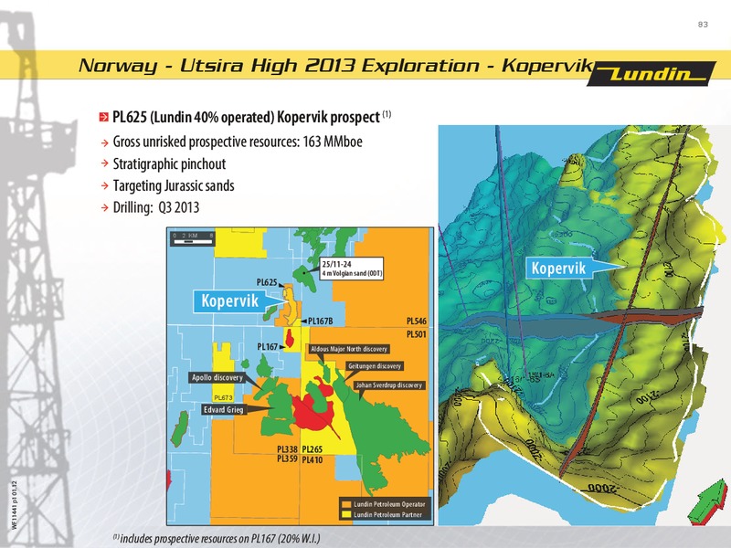 CAPITAL MARKET DAY 2013 – Lundin Petroleum – slide 83