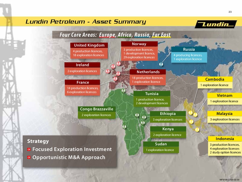 FINANCIAL PRESENTATION – Lundin Petroleum – slide 22