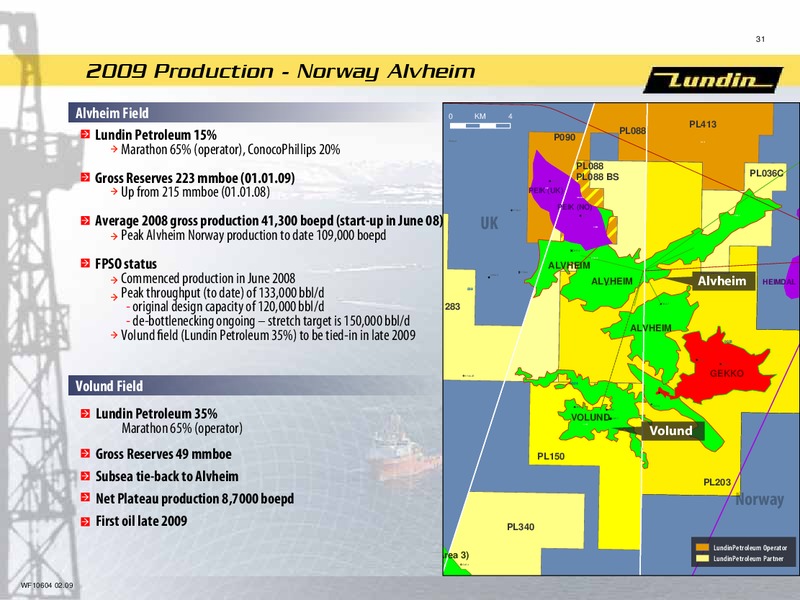 FINANCIAL PRESENTATION – Lundin Petroleum – slide 30