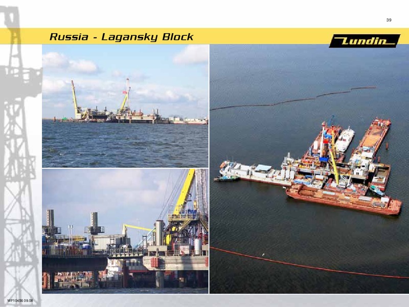 FINANCIAL PRESENTATION – Lundin Petroleum – slide 38