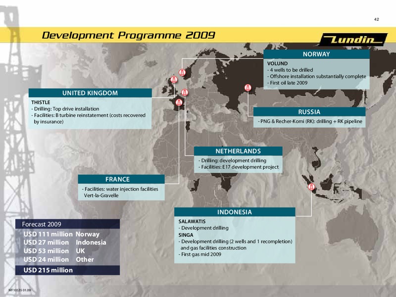FINANCIAL PRESENTATION – Lundin Petroleum – slide 41