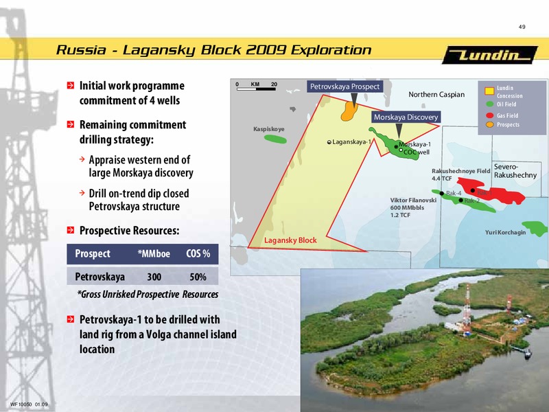FINANCIAL PRESENTATION   YEAR END 2008 – Lundin Petroleum – slide 48