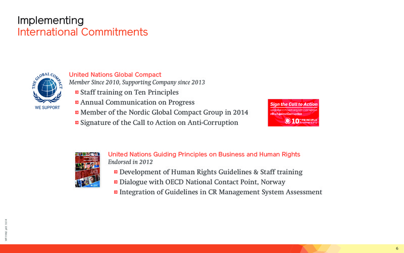 Corporate Responsibility February 2015 – Lundin Petroleum – slide 6
