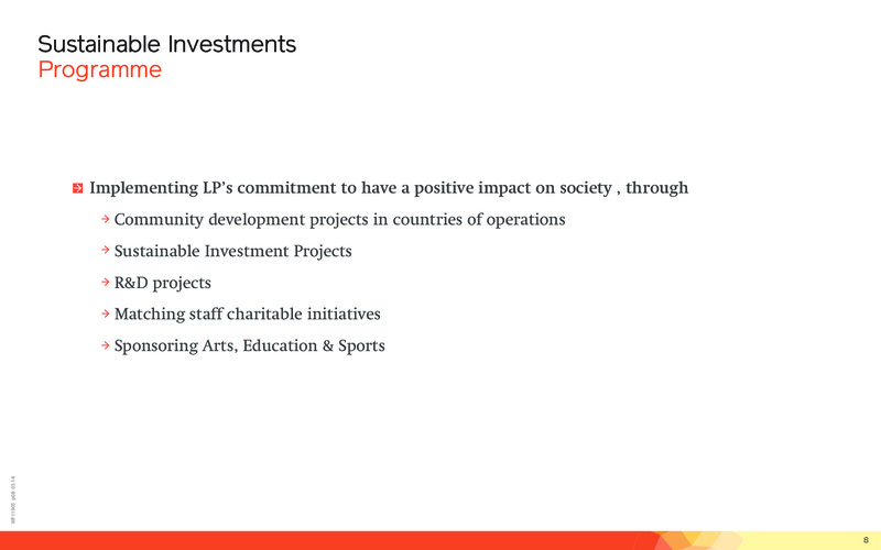 Corporate Responsibility February 2015 – Lundin Petroleum – slide 8