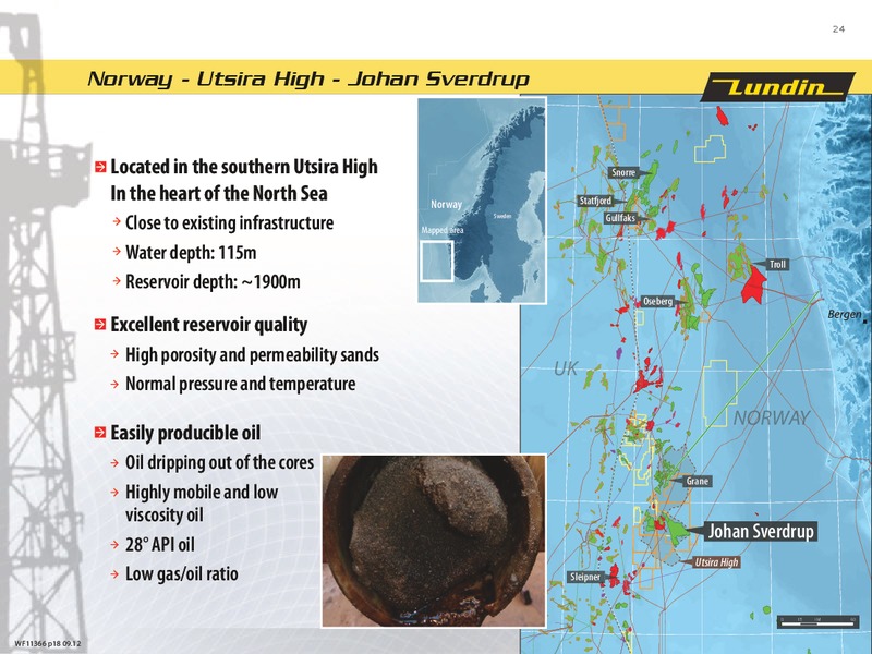 INVESTOR PRESENTATION – Lundin Petroleum – slide 24