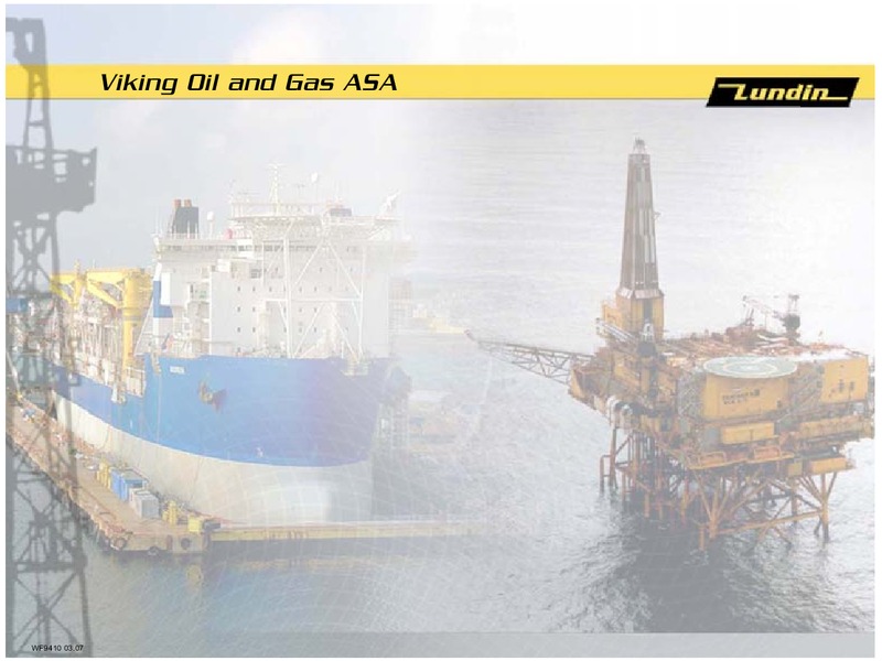 INVESTOR PRESENTATION – Lundin Petroleum – slide 4