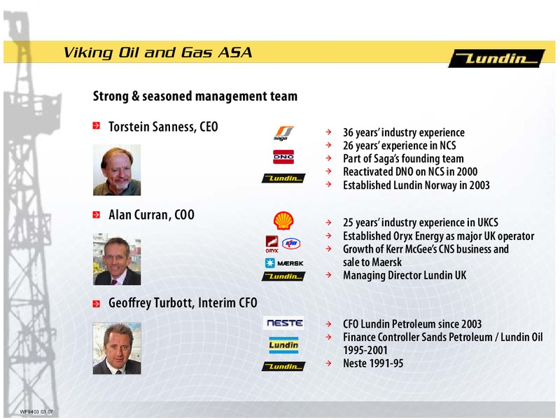 INVESTOR PRESENTATION – Lundin Petroleum – slide 6