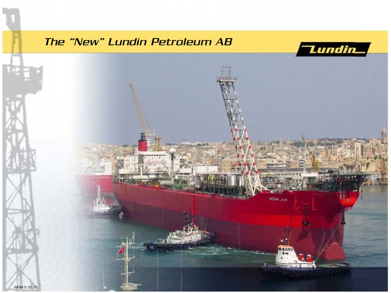 INVESTOR PRESENTATION – Lundin Petroleum – slide 10