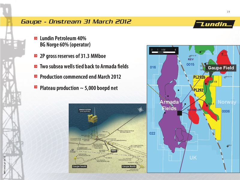 Q1 2012 Financial Presentation – Lundin Petroleum – slide 19