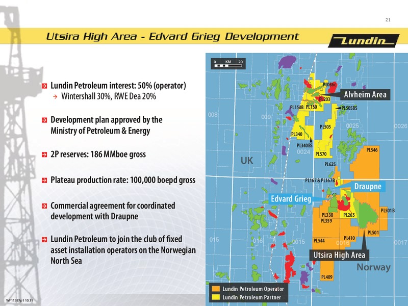 Q1 2012 Financial Presentation – Lundin Petroleum – slide 21