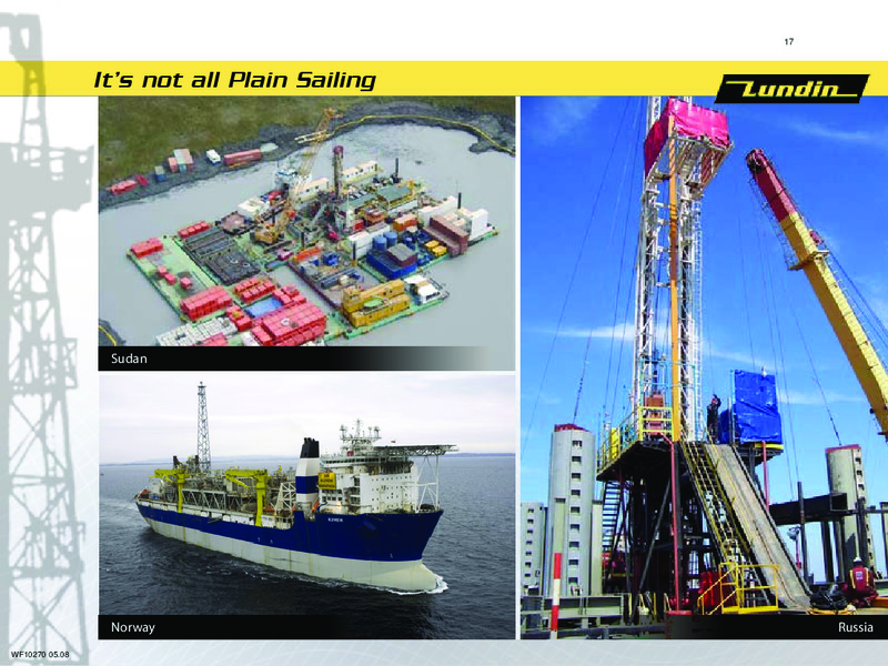 AGM 2008 – Lundin Petroleum – slide 17