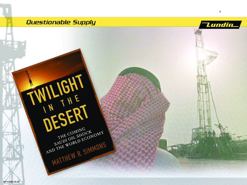 INVESTOR PRESENTATION – Lundin Petroleum – slide 4