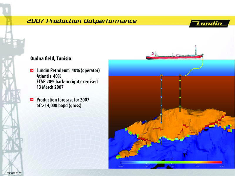 Q1 2007 Financial Results – Lundin Petroleum – slide 12