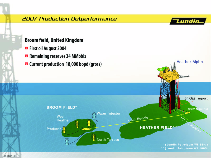 Q1 2007 Financial Results – Lundin Petroleum – slide 14