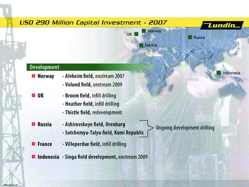 Q1 2007 Financial Results – Lundin Petroleum – slide 18