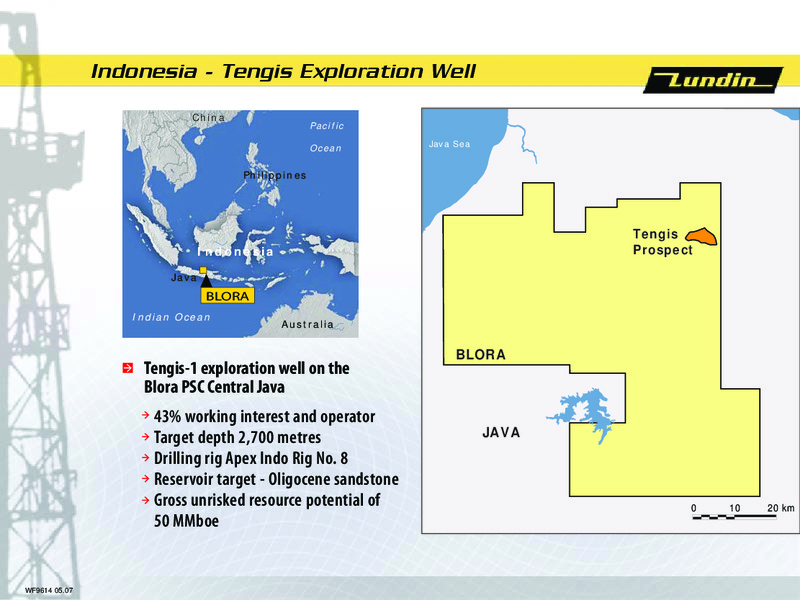 Q1 2007 Financial Results – Lundin Petroleum – slide 30