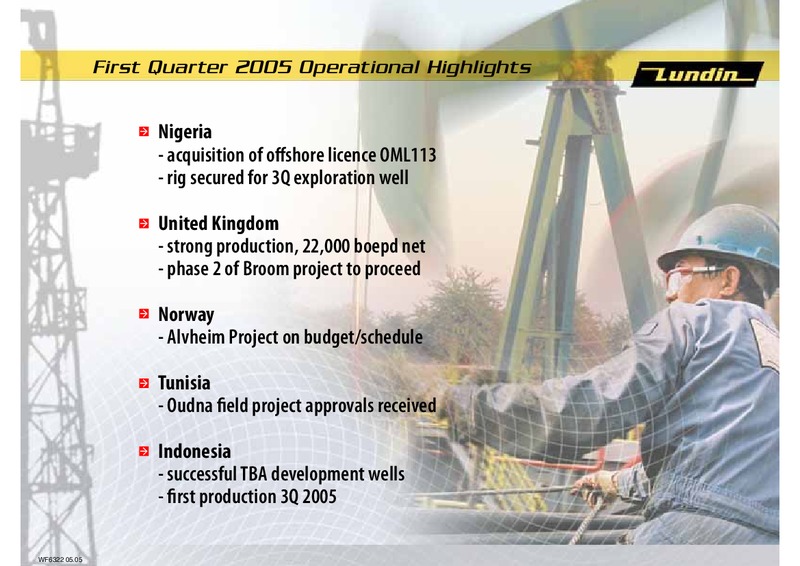 INVESTOR PRESENTATION – Lundin Petroleum – slide 7