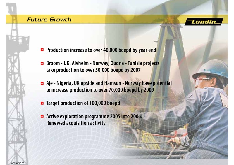 INVESTOR PRESENTATION – Lundin Petroleum – slide 27