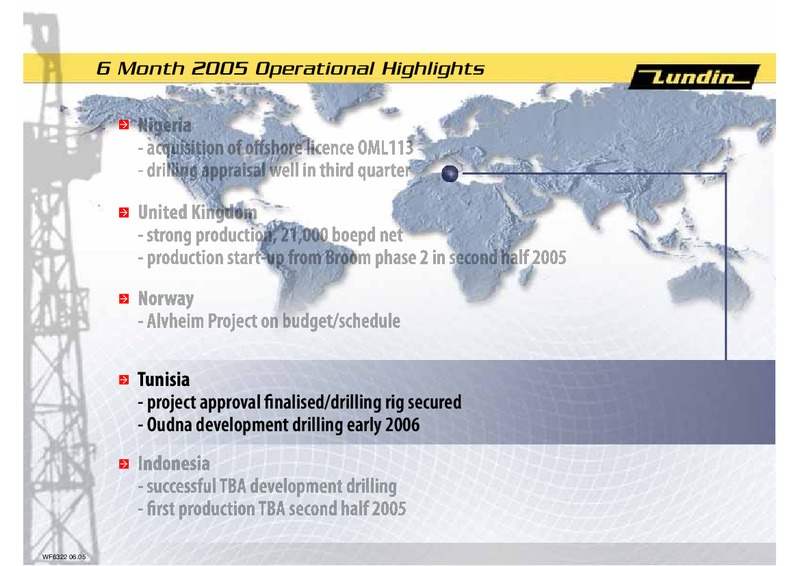 FINANCIAL PRESENTATION – Lundin Petroleum – slide 10