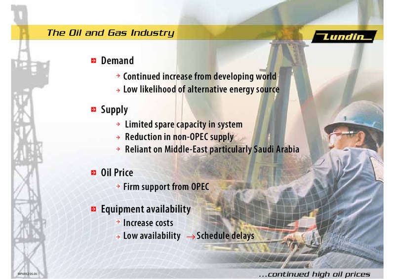 FINANCIAL PRESENTATION – Lundin Petroleum – slide 30