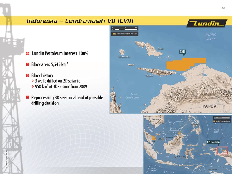 First Six Months 2013 – Lundin Petroleum – slide 42