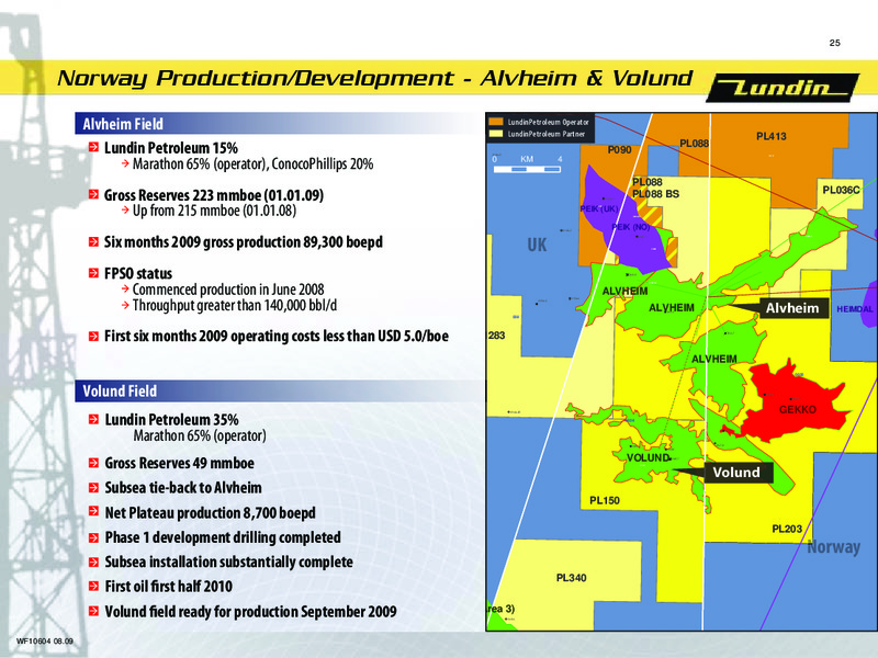 FINANCIAL PRESENTATION – Lundin Petroleum – slide 24