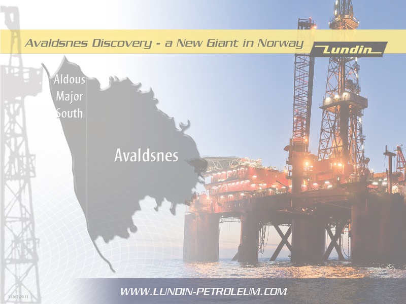 INVESTOR PRESENTAITON – Lundin Petroleum – slide 17