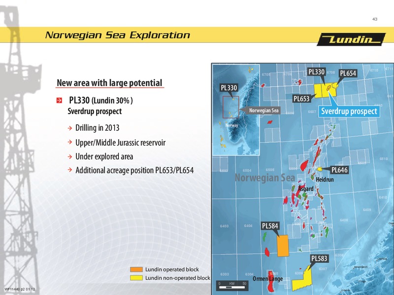 First Nine Months 2012 – Lundin Petroleum – slide 43