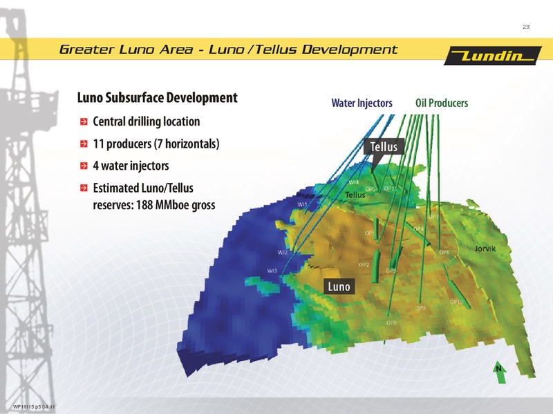 First Nine Months 2011 – Lundin Petroleum – slide 22