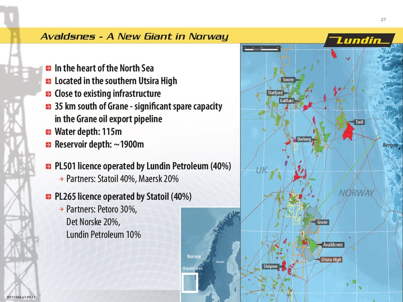 First Nine Months 2011 – Lundin Petroleum – slide 26