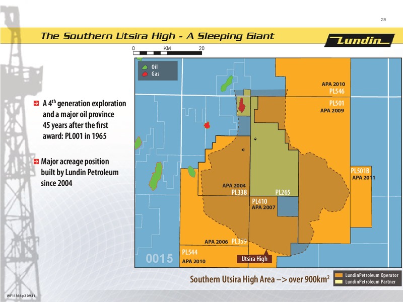 First Nine Months 2011 – Lundin Petroleum – slide 27