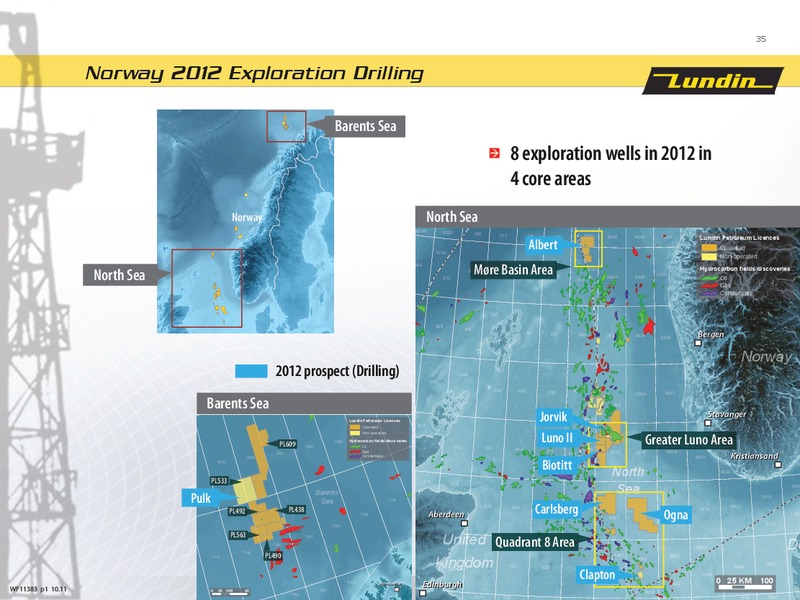 First Nine Months 2011 – Lundin Petroleum – slide 34
